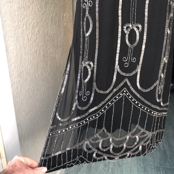 vintage flapper dress Dresses Vintage Glass Beaded Silk Flapper 2s